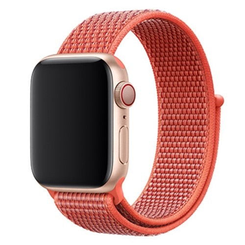 Strap For Apple Watch band sport loop apple watch 5 4 3 band 44mm 40mm iwatch 5 4 42mm  38mm correa Nylon bracelet pulseira nato