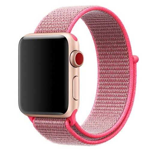 Strap For Apple Watch band sport loop apple watch 5 4 3 band 44mm 40mm iwatch 5 4 42mm  38mm correa Nylon bracelet pulseira nato