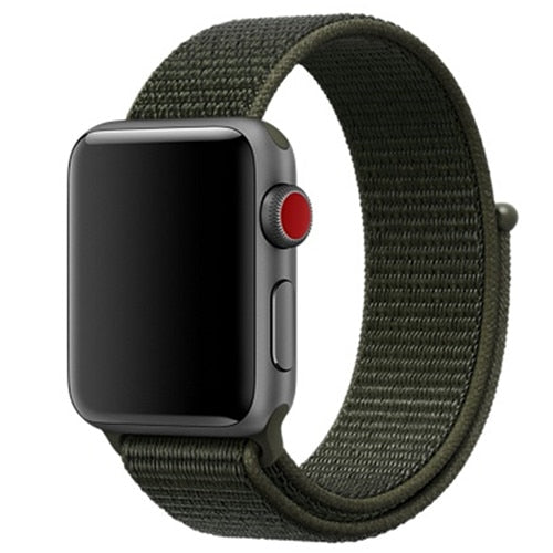 Strap For Apple Watch band sport loop apple watch 5 4 3 band 44mm 40mm iwatch 5 4 42mm  38mm correa Nylon bracelet pulseira nato