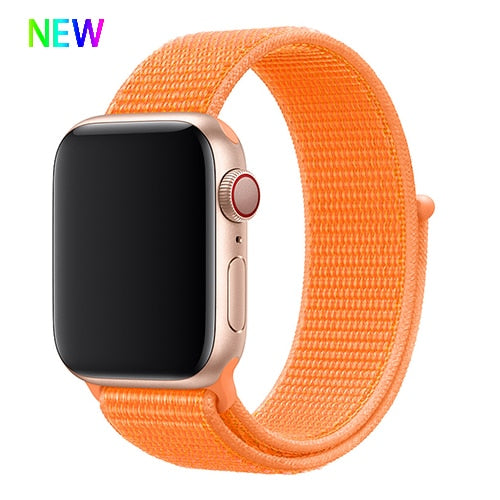 Strap For Apple Watch band sport loop apple watch 5 4 3 band 44mm 40mm iwatch 5 4 42mm  38mm correa Nylon bracelet pulseira nato