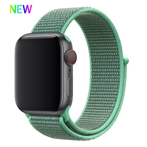 Strap For Apple Watch band sport loop apple watch 5 4 3 band 44mm 40mm iwatch 5 4 42mm  38mm correa Nylon bracelet pulseira nato