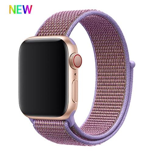 Strap For Apple Watch band sport loop apple watch 5 4 3 band 44mm 40mm iwatch 5 4 42mm  38mm correa Nylon bracelet pulseira nato