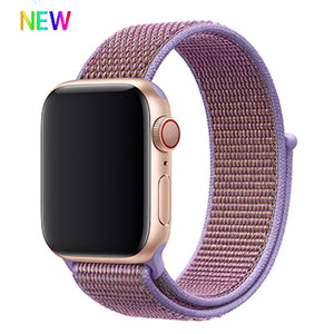 Strap For Apple Watch band sport loop apple watch 5 4 3 band 44mm 40mm iwatch 5 4 42mm  38mm correa Nylon bracelet pulseira nato