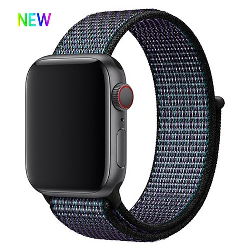 Strap For Apple Watch band sport loop apple watch 5 4 3 band 44mm 40mm iwatch 5 4 42mm  38mm correa Nylon bracelet pulseira nato