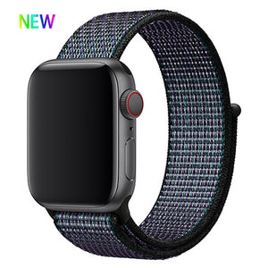 Strap For Apple Watch band sport loop apple watch 5 4 3 band 44mm 40mm iwatch 5 4 42mm  38mm correa Nylon bracelet pulseira nato