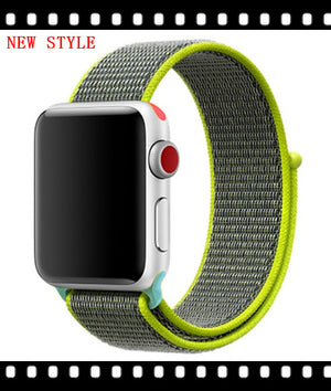 Strap For Apple Watch band sport loop apple watch 5 4 3 band 44mm 40mm iwatch 5 4 42mm  38mm correa Nylon bracelet pulseira nato