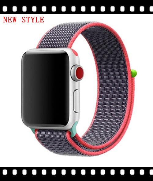 Strap For Apple Watch band sport loop apple watch 5 4 3 band 44mm 40mm iwatch 5 4 42mm  38mm correa Nylon bracelet pulseira nato