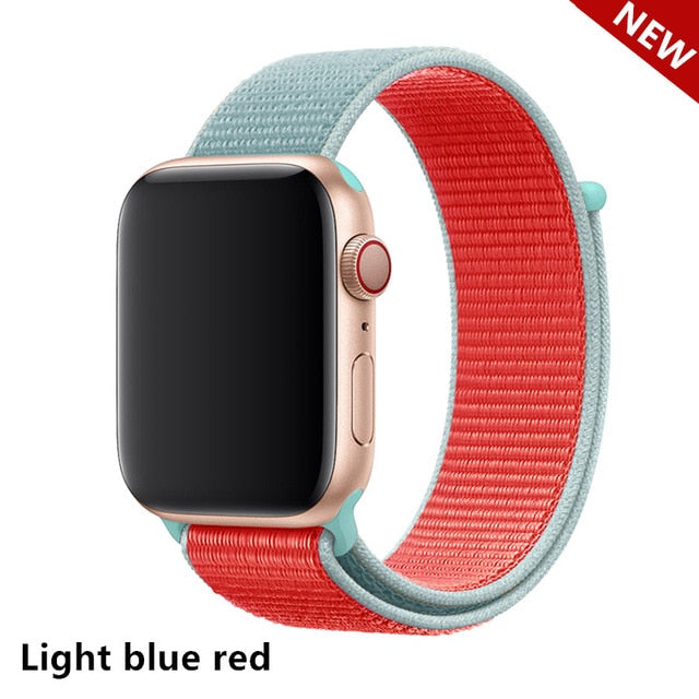 Strap For Apple Watch band sport loop apple watch 5 4 3 band 44mm 40mm iwatch 5 4 42mm  38mm correa Nylon bracelet pulseira nato