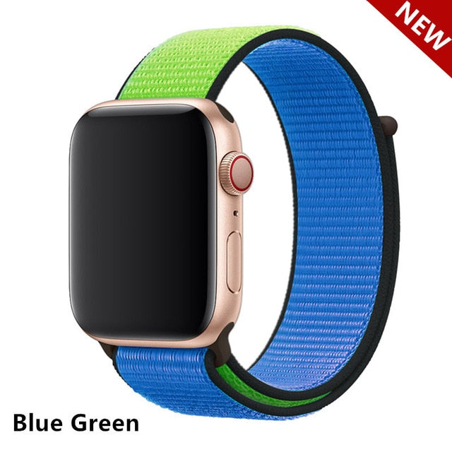 Strap For Apple Watch band sport loop apple watch 5 4 3 band 44mm 40mm iwatch 5 4 42mm  38mm correa Nylon bracelet pulseira nato
