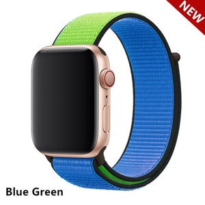 Strap For Apple Watch band sport loop apple watch 5 4 3 band 44mm 40mm iwatch 5 4 42mm  38mm correa Nylon bracelet pulseira nato