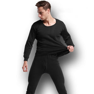 Thermal Underwear Sets For Men Winter Thermo Underwear Long Johns Winter Clothes Men Thick Thermal Clothing Solid Drop Shipping