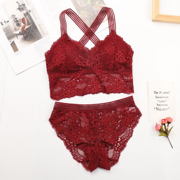 Fashion Casual Women Lady Lace Strap Bras Tops Tube Ch Wrap Woman Underwear Cross Beauty Back Tank Tops