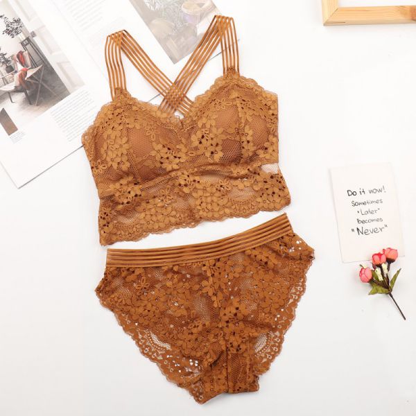 Fashion Casual Women Lady Lace Strap Bras Tops Tube Ch Wrap Woman Underwear Cross Beauty Back Tank Tops