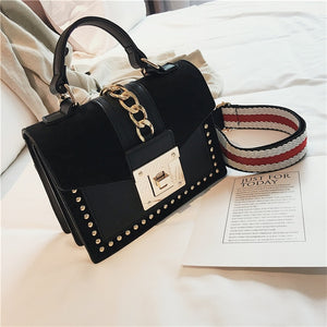 Luxury Handbags Women Bags Designer Rivet crossbody bags for women 2019 Fashion Small Messenger Shoulder bag ladies Hand Bag Red