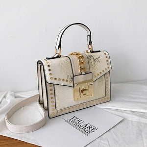Luxury Handbags Women Bags Designer Rivet crossbody bags for women 2019 Fashion Small Messenger Shoulder bag ladies Hand Bag Red