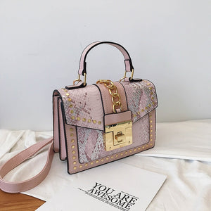 Luxury Handbags Women Bags Designer Rivet crossbody bags for women 2019 Fashion Small Messenger Shoulder bag ladies Hand Bag Red