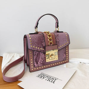 Luxury Handbags Women Bags Designer Rivet crossbody bags for women 2019 Fashion Small Messenger Shoulder bag ladies Hand Bag Red
