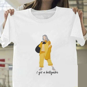 Billie Eilish T Shirt Harajuku  Fans White Cotton Men Camiseta Mujer Hot Selling Man Aesthetic Top Tee Plus Size Streetwear Cool