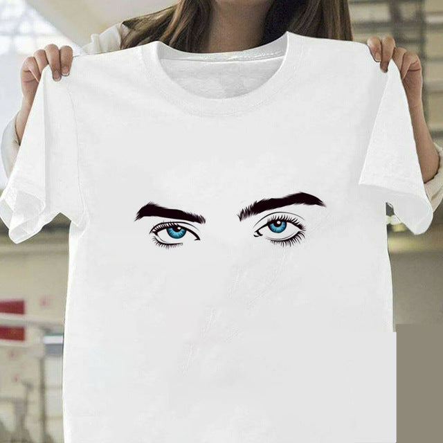 Billie Eilish T Shirt Harajuku  Fans White Cotton Men Camiseta Mujer Hot Selling Man Aesthetic Top Tee Plus Size Streetwear Cool