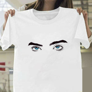 Billie Eilish T Shirt Harajuku  Fans White Cotton Men Camiseta Mujer Hot Selling Man Aesthetic Top Tee Plus Size Streetwear Cool