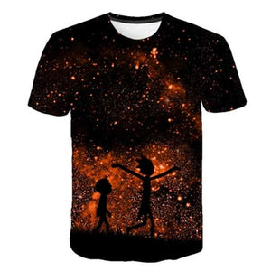 Rick and Morty By Jm2 Art 3D t shirt Men tshirt Summer Anime T-Shirt Short Sleeve Tees O-neck Tops Drop Ship