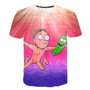 Rick and Morty By Jm2 Art 3D t shirt Men tshirt Summer Anime T-Shirt Short Sleeve Tees O-neck Tops Drop Ship