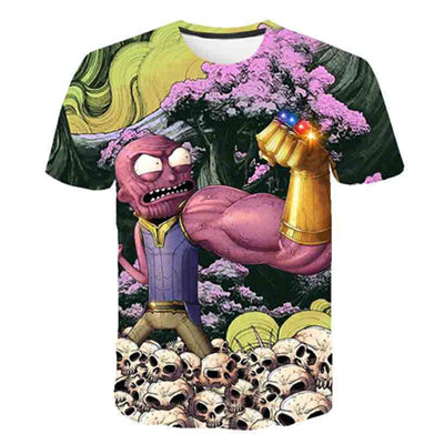 Rick and Morty By Jm2 Art 3D t shirt Men tshirt Summer Anime T-Shirt Short Sleeve Tees O-neck Tops Drop Ship
