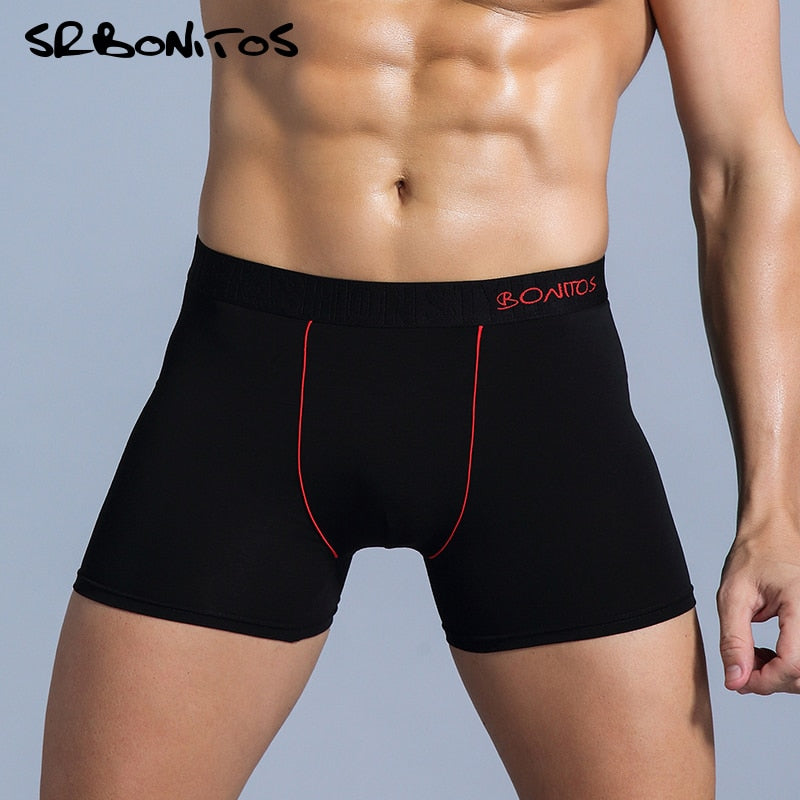 SRBONITOS Boxer Men Underwear Mens Underwear Boxers Boxer Homme Man Soft Cotton Boxer Shorts Men Sexy Underpants Panties