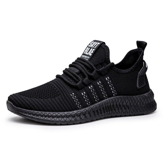 UPUPER Breathable Sneakers Men Summer Casual Shoes Men No-slip Wear-resistant Vulcanize Shoes Light Lace-Up Men Tenis Masculino