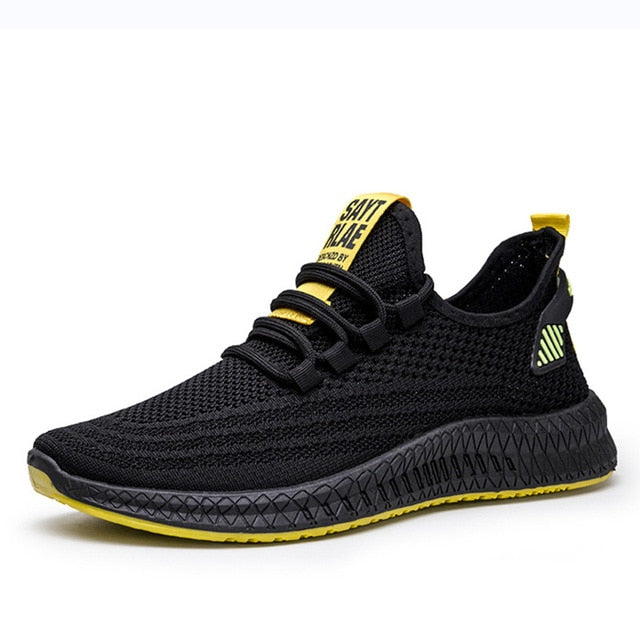 UPUPER Breathable Sneakers Men Summer Casual Shoes Men No-slip Wear-resistant Vulcanize Shoes Light Lace-Up Men Tenis Masculino