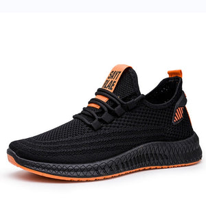 UPUPER Breathable Sneakers Men Summer Casual Shoes Men No-slip Wear-resistant Vulcanize Shoes Light Lace-Up Men Tenis Masculino