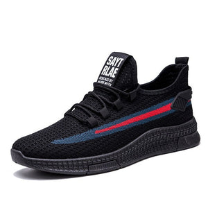 UPUPER Breathable Sneakers Men Summer Casual Shoes Men No-slip Wear-resistant Vulcanize Shoes Light Lace-Up Men Tenis Masculino