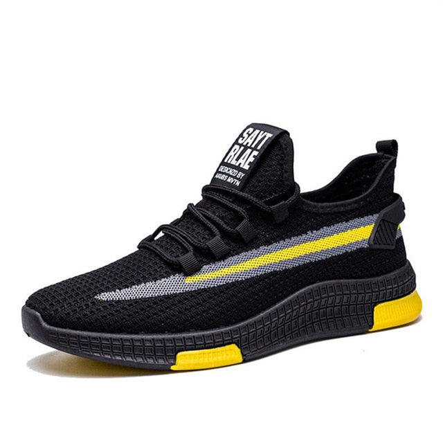 UPUPER Breathable Sneakers Men Summer Casual Shoes Men No-slip Wear-resistant Vulcanize Shoes Light Lace-Up Men Tenis Masculino