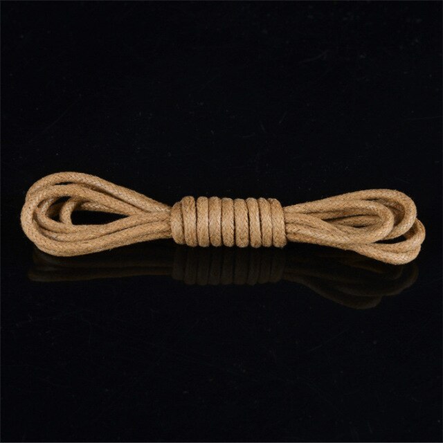 Round shoe laces 160cm Waxed Coloured Shoelaces office men Leather Shoes Strings woman Boot Sport Shoe Laces Cord