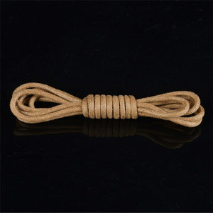 Round shoe laces 160cm Waxed Coloured Shoelaces office men Leather Shoes Strings woman Boot Sport Shoe Laces Cord