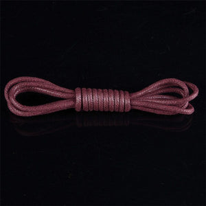 Round shoe laces 160cm Waxed Coloured Shoelaces office men Leather Shoes Strings woman Boot Sport Shoe Laces Cord