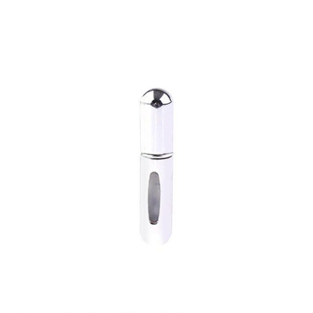 5ml Portable Mini Aluminum Refillable Perfume Bottle With Spray Empty Cosmetic Containers With Atomizer For Traveler New