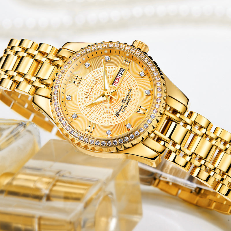 OYALIE Switzerland Brand Mechanical Watches Women Gold Watch Tourbillon Top Brand Luxury Automatic Wrist Watch erkek kol saati