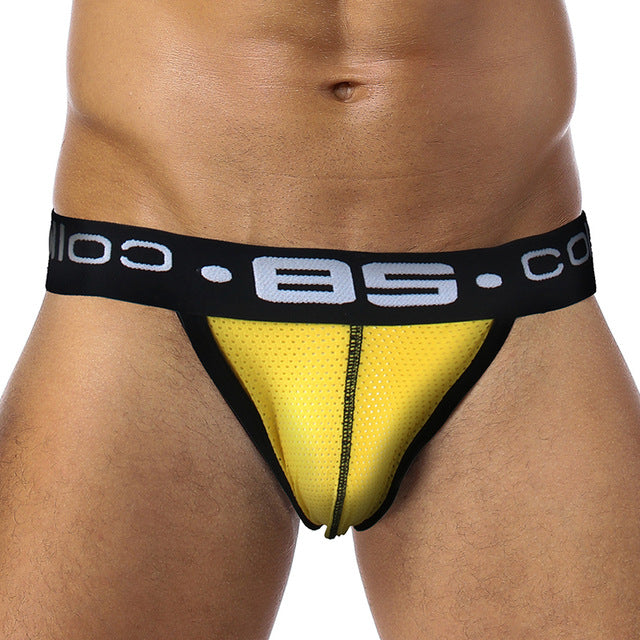BS Hip Men Sexy Jockstrap Gay Underwear jock strap jockstraps cuecas gay tangas hombre Sexy G String Cueca Gay Penis Lingerie