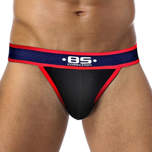 BS Hip Men Sexy Jockstrap Gay Underwear jock strap jockstraps cuecas gay tangas hombre Sexy G String Cueca Gay Penis Lingerie