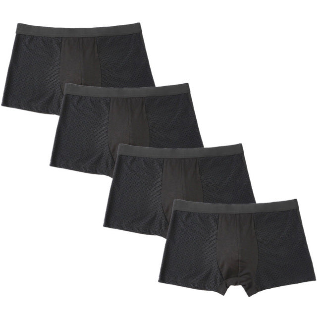 4pcs Mens Underwear Boxers Men Boxer Underwear Boxershort Panties Man Boxeur Homme Underpants Calzoncillos Bamboo Fiber Shorts