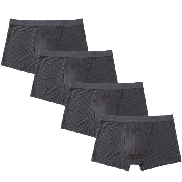 4pcs Mens Underwear Boxers Men Boxer Underwear Boxershort Panties Man Boxeur Homme Underpants Calzoncillos Bamboo Fiber Shorts