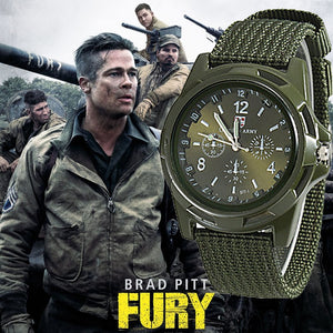 2019 Men Nylon band Military watch Gemius Army watch High Quality Quartz Movement Men sports watch Casual wristwatches