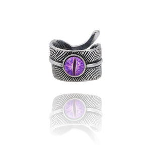 Gothic Punk Ring Men Retro Dragon Rabbit Snake Tiger Wolf Rings Skeleton Devil Evil Eye Pentagram Animal Male Ring Jewelry Anel