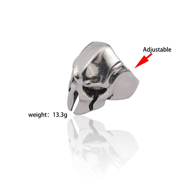 Gothic Punk Ring Men Retro Dragon Rabbit Snake Tiger Wolf Rings Skeleton Devil Evil Eye Pentagram Animal Male Ring Jewelry Anel