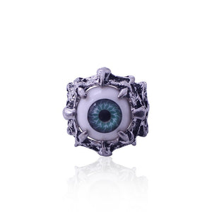 Gothic Punk Ring Men Retro Dragon Rabbit Snake Tiger Wolf Rings Skeleton Devil Evil Eye Pentagram Animal Male Ring Jewelry Anel