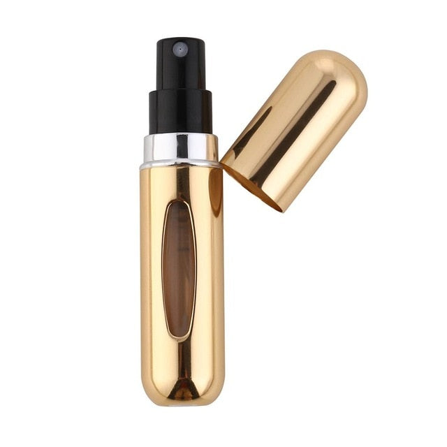 New Portable Mini Refillable Perfume Bottle With Spray Scent Pump Empty Cosmetic Containers Spray Atomizer Bottle For Travel 5Ml