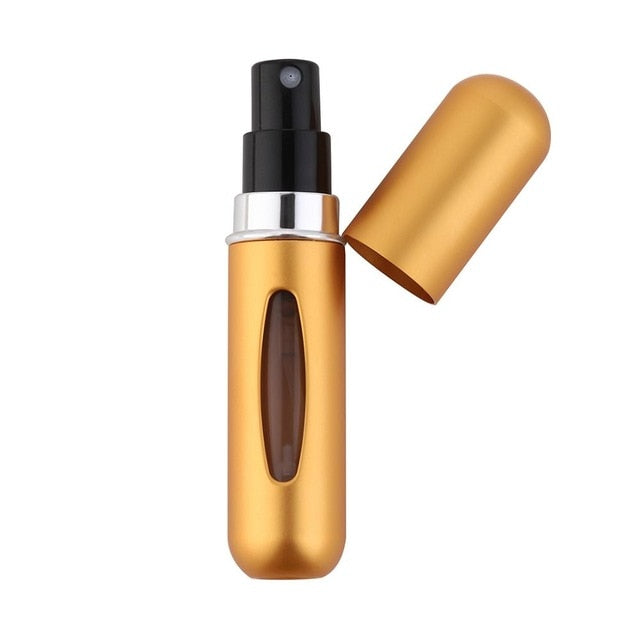 New Portable Mini Refillable Perfume Bottle With Spray Scent Pump Empty Cosmetic Containers Spray Atomizer Bottle For Travel 5Ml