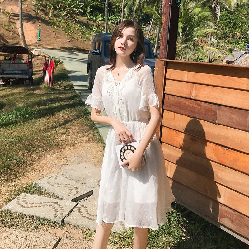 Long Sleeve Sexy Women Robe Femme Summer Party Dress Casual Dresses Vestidos